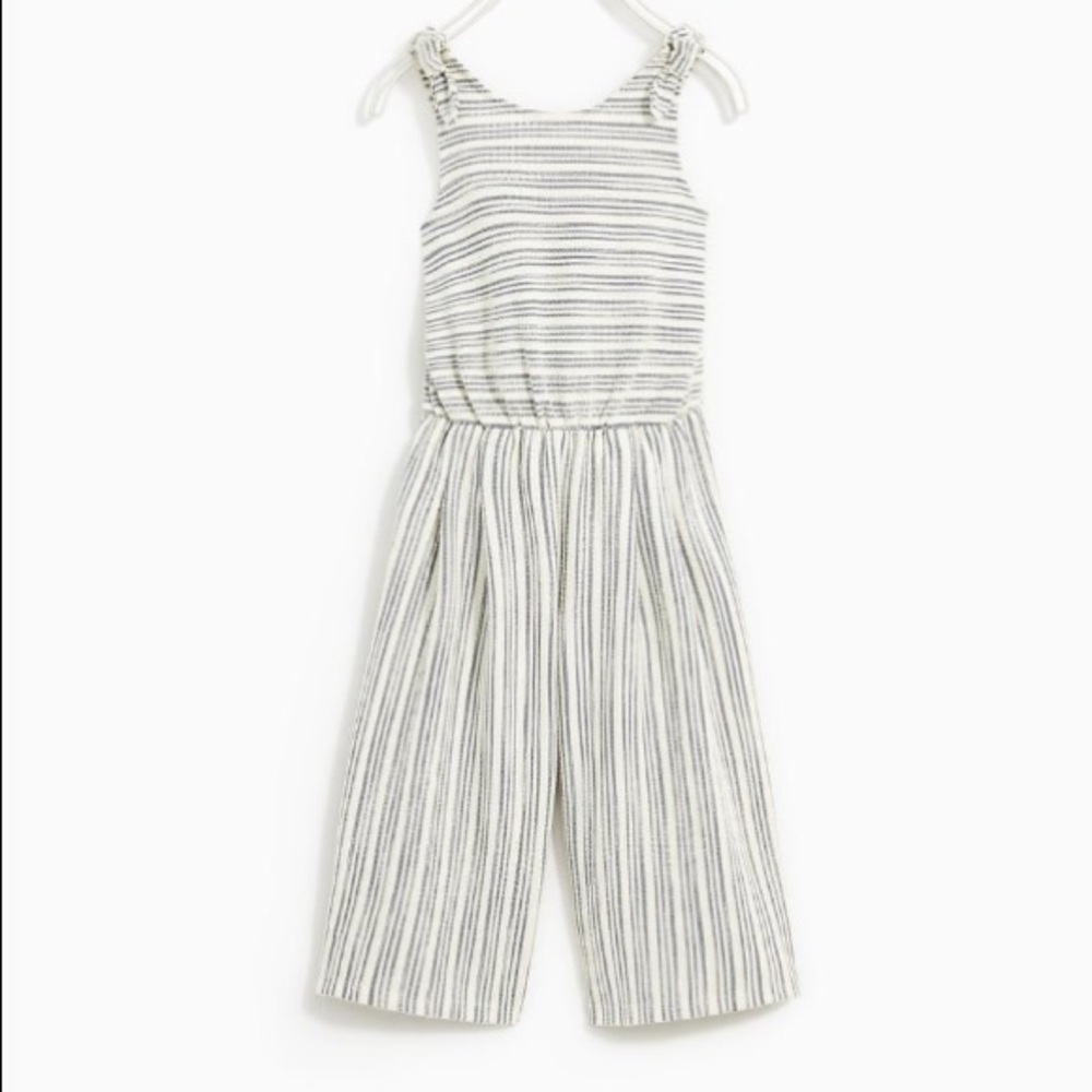 Zara Striped Jumpsuit